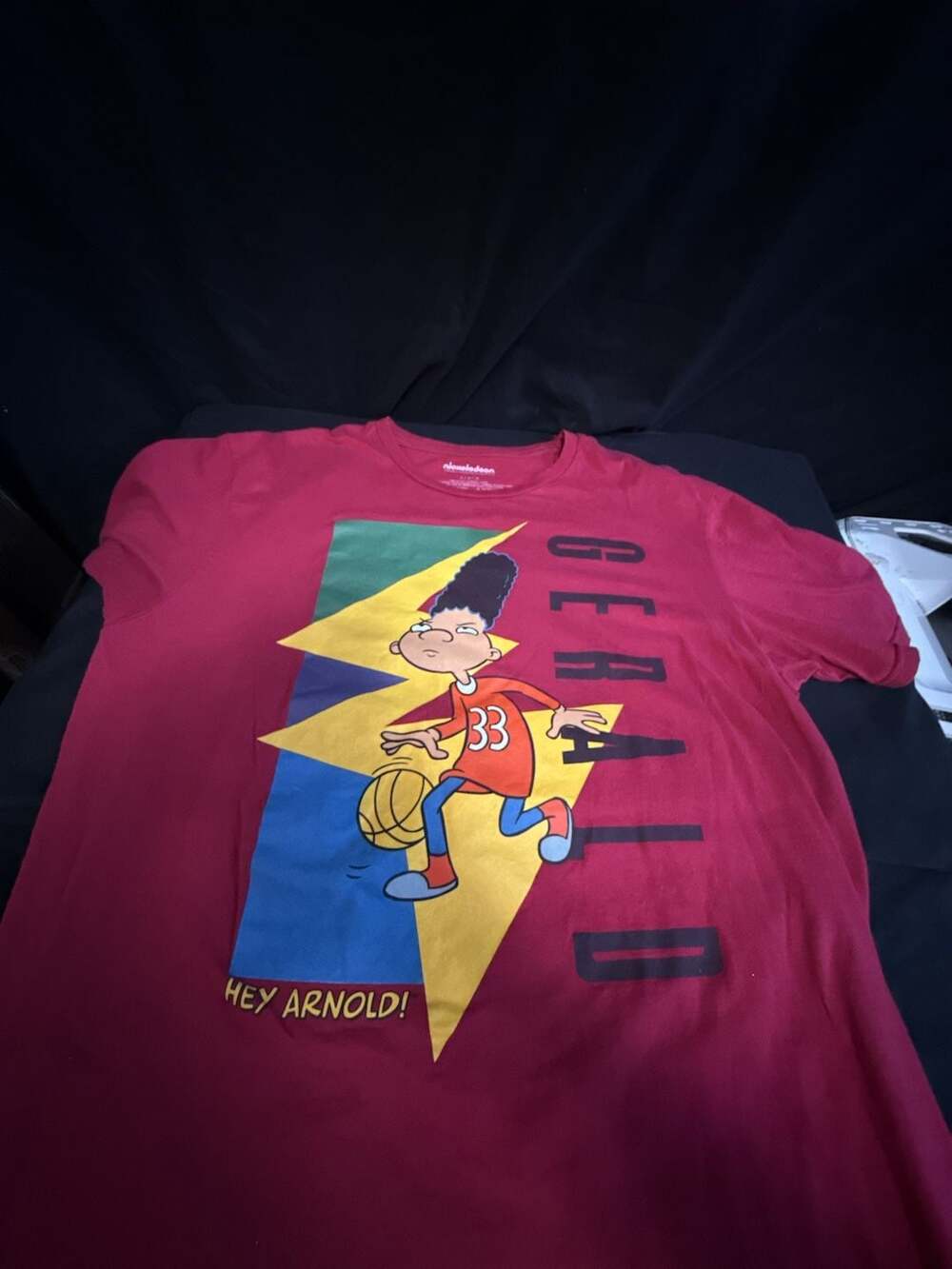 Nickelodeon - T-Shirt Nickelodeon Hey Arnold! (Gerald) Men's Size L